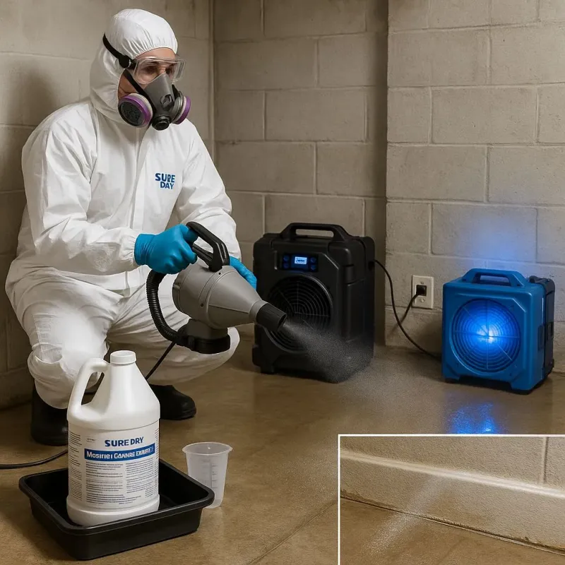 Sanitization and Odor Removal process in Prosperity, WV