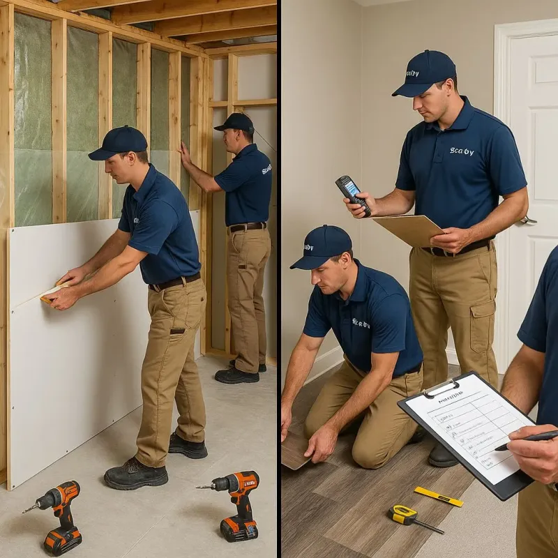 Repairs and Reconstruction process in Prosperity, WV
